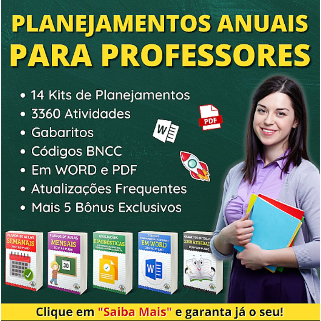 Planejamento Anual +de 3360 Atividades