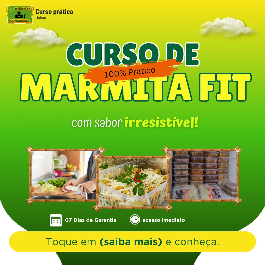 Curso Marmita Fit Congelada